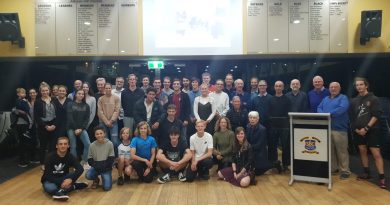 Legend Spivey presents summer awards.